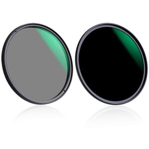 k&f concept 72mm nd1000 cpl lens filter kit (2 pcs) neutral density nd1000 + circular polarizer filter with 24 multi-layer coatings for camera lens