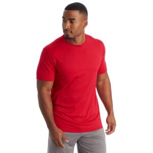 c9 champion men's short sleeve tech tee, ripe red, xl