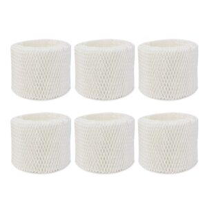 extolife 6 pack wf2 humidifier filters for vicks humidifier v3100 v3500 v3600 v3700 v3800 v3850 v3900, for honeywell hcm-350 hcm-630 hcm-300t, for kaz 3020, for sunbeam 1118 1119, ecm-250i, ecm-500