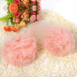 Flower Ball Bed Decor Baby BedNet Hanging Canopy for Babies Crib Accessories Wall Pendant Decoration for Kids Room (Pink)