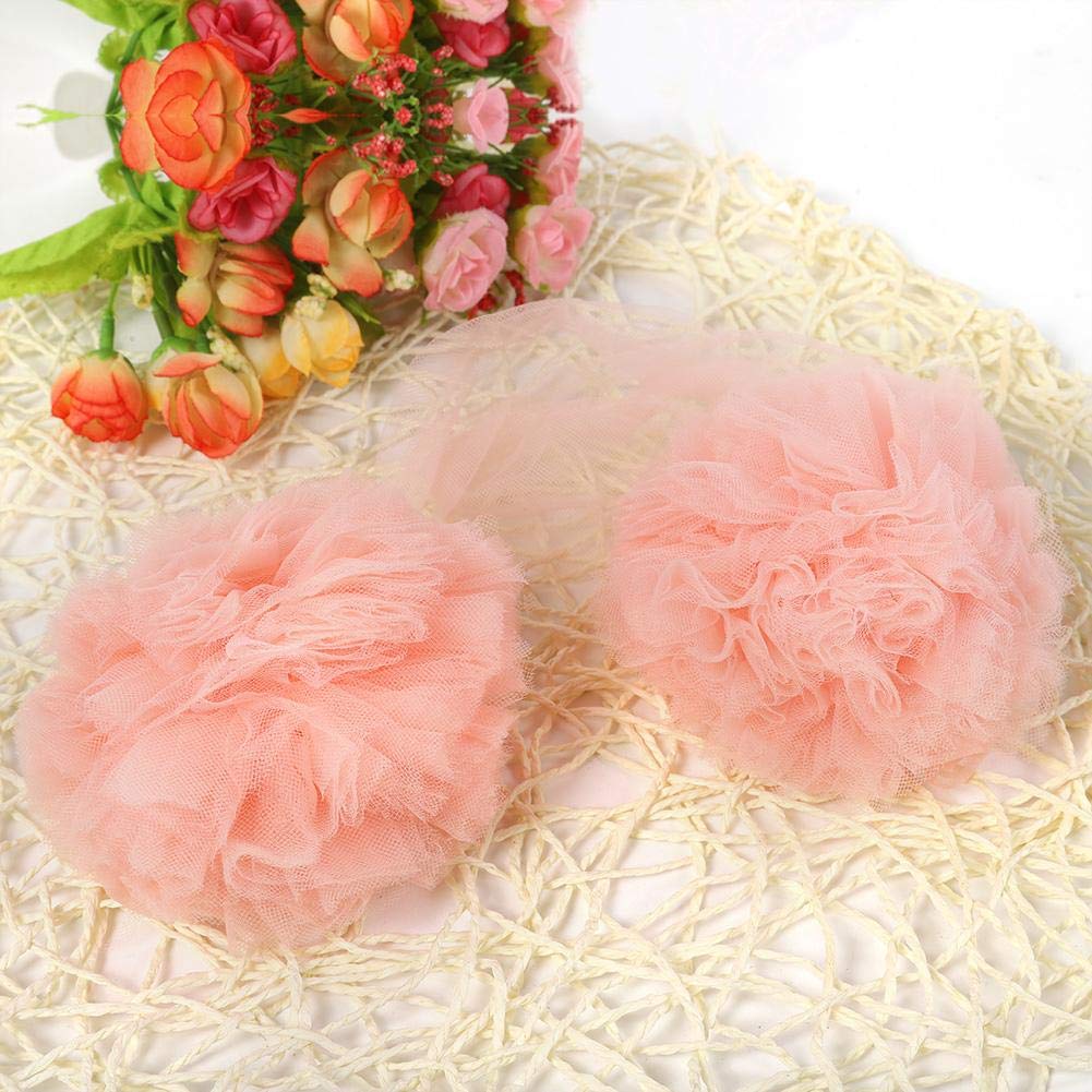 Flower Ball Bed Decor Baby BedNet Hanging Canopy for Babies Crib Accessories Wall Pendant Decoration for Kids Room (Pink)