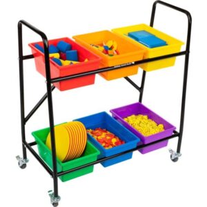 Really Good Stuff Mid-Size Mobile Storage Rack - 1 Rack