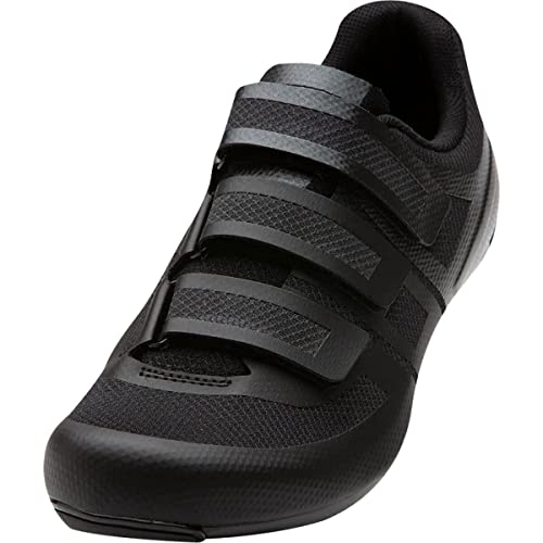 PEARL IZUMI Men's Quest Road Cycling Shoe, Black/Black, 46