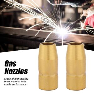 Gas Nozzles 169715 Fit for Miller M-10 M-15 M-100 and M-150 Welding Guns,MIG Welding Contact Tips(2PCS)