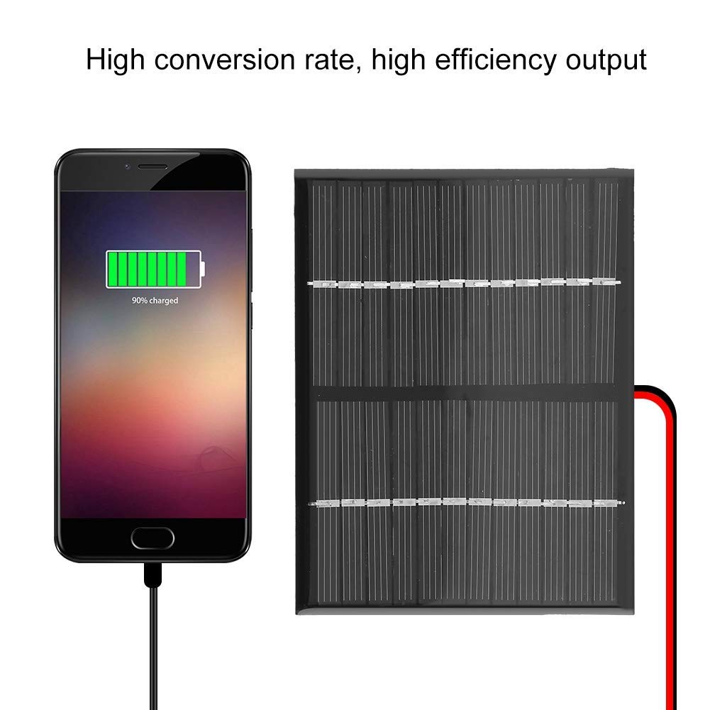 Panel,1.5W 12V Portable Outdoor Waterproof Charger for Emergency Lights, Advertising Lights, Traffic Lights, Home Lights, Electric Fans