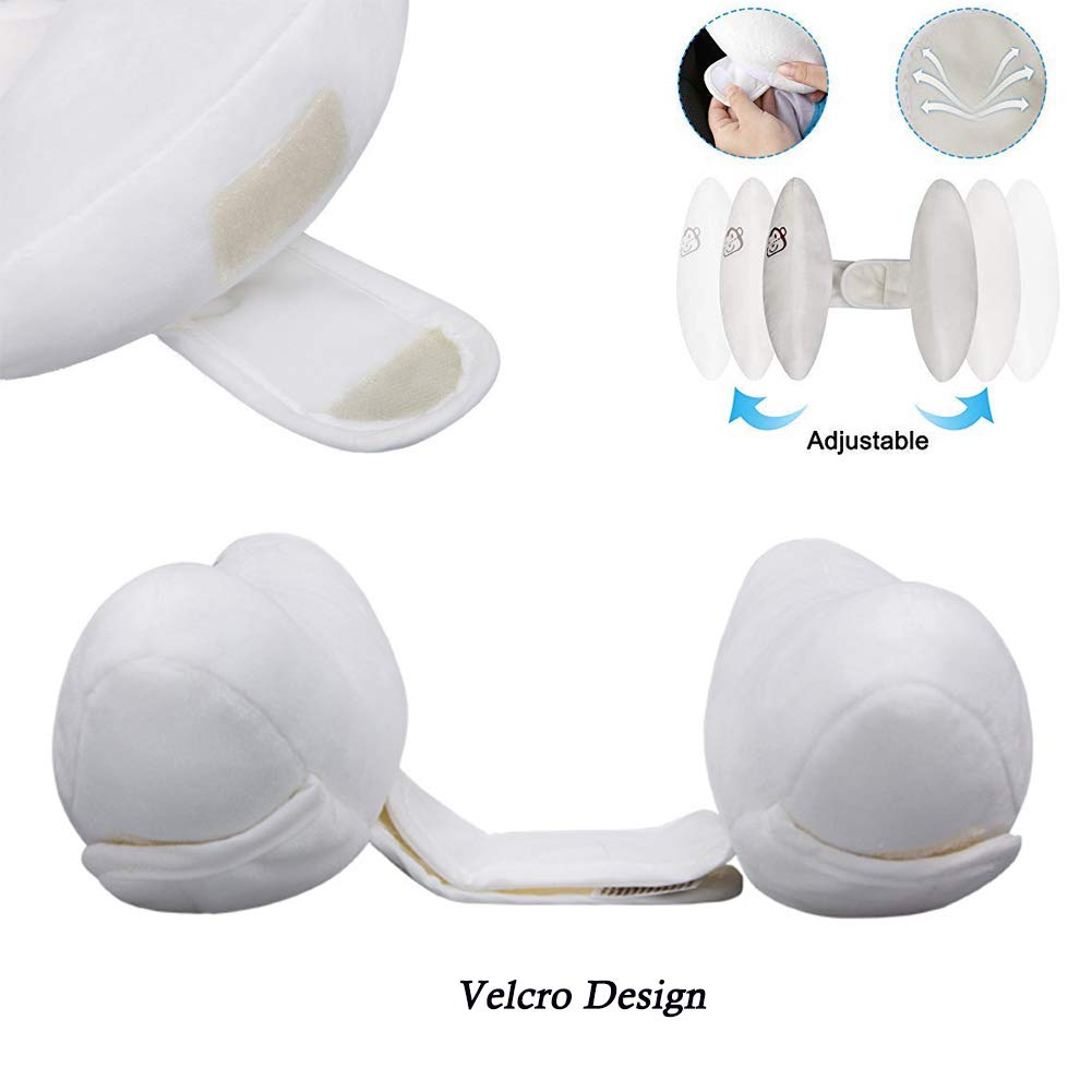 U-Shape Stroller Head Neck Support for Newborn Baby Infant Toddler Adjustable Neck Relief Pillow Cushion Lovely Banana Shape Design