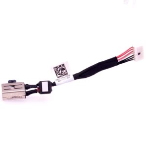 Deal4GO DC Power Jack Cable Charging Port Harness Replacement for Dell XPS 15 9550 9560 9570 P56F/ Precision 5510 M5510 M5520 064TM0 DC30100X200