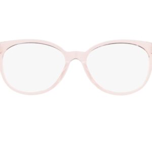 Coach HC6138U Universal Fit Prescription Eyewear Frames, Transparent Pink/Demo Lens, 52 mm