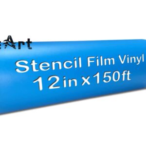 Stencil Film Roll Vinyl - 12.125 inch X 150 Ft for Cricut, DIY Crafting, Silhouette, Cameo Vinyl Stencil Film, Craft Cutters