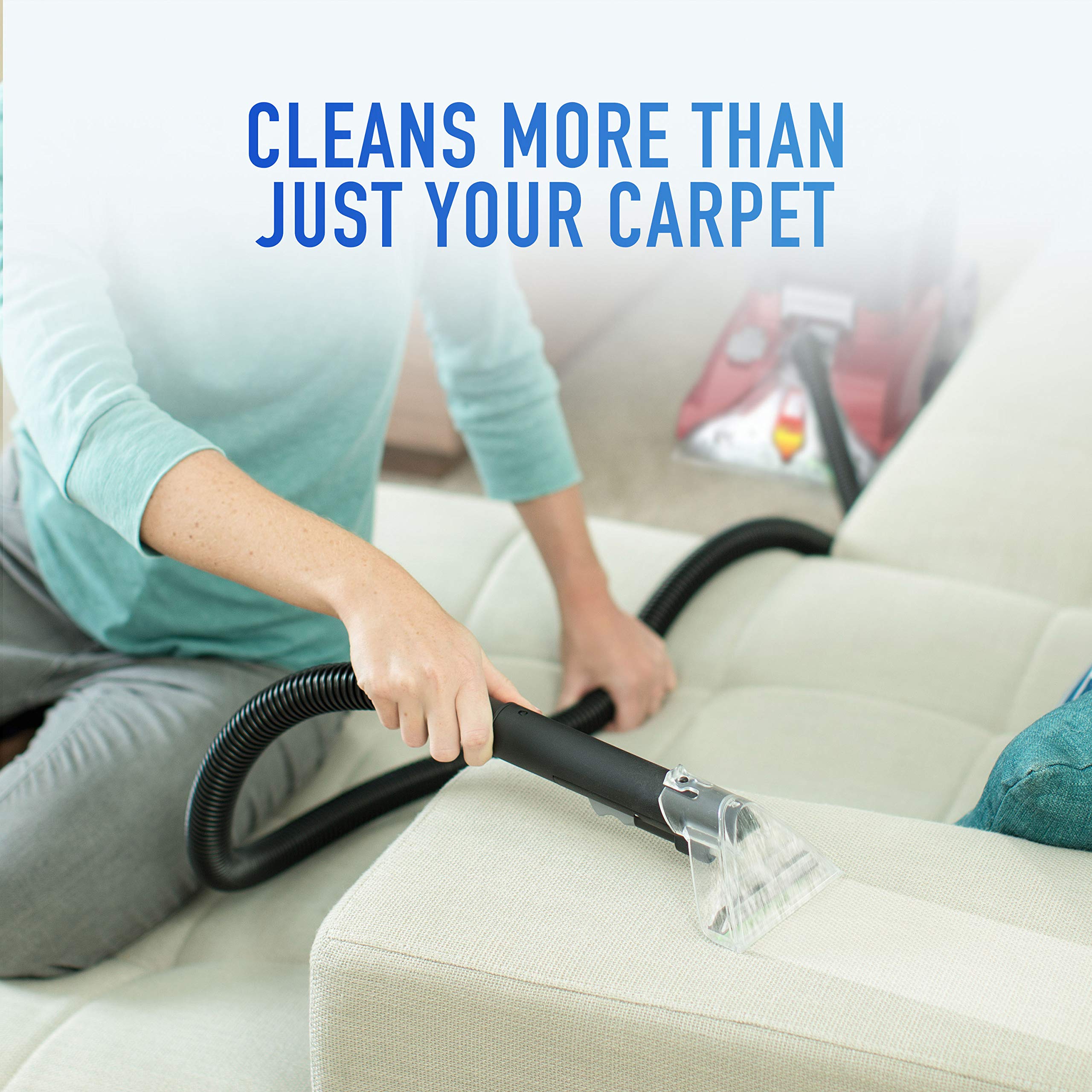 Hoover Power Scrub Deluxe Carpet Cleaner Machine with Oxy Carpet Cleaning Solution (50oz), FH50150,