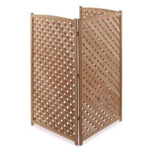 castlecreek air conditioner fence screen -tall, ac covers for outside to hide air conditioner & for outdoor privacy