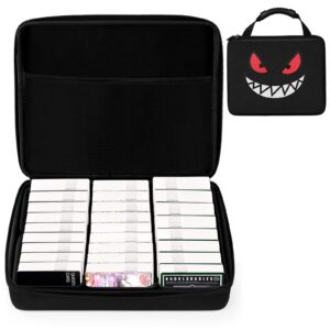 brappo 2400+ large trading card organizer boxcompatible mtg cards,tcg trading cards andbaseball card,soccer cards and various gamecards.(not including cards)
