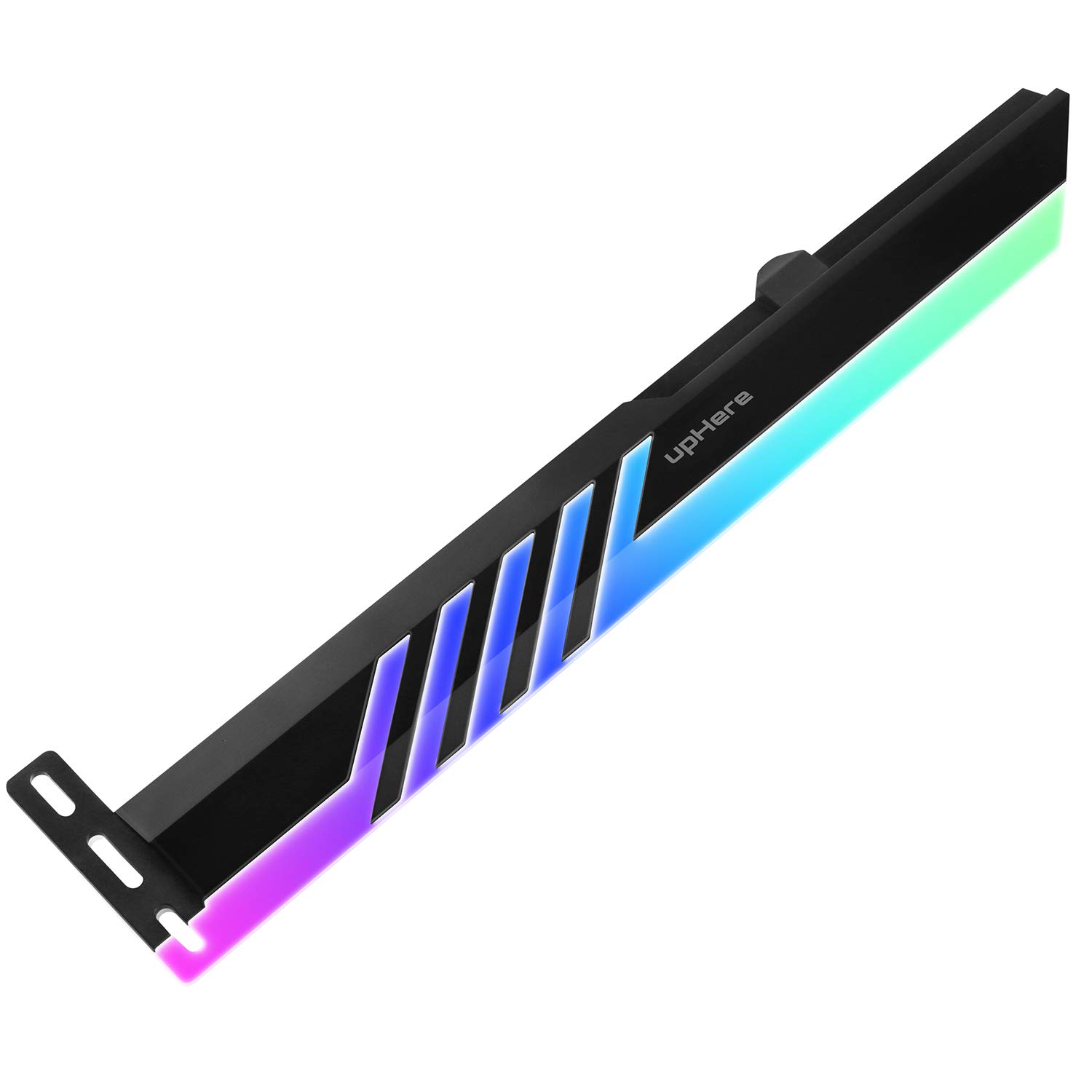 upHere 5V 3-pin Addressable RGB Graphics Card GPU Brace Support Holder,Support Video Card Sag Holder/Holster Bracket-GL28ARGB