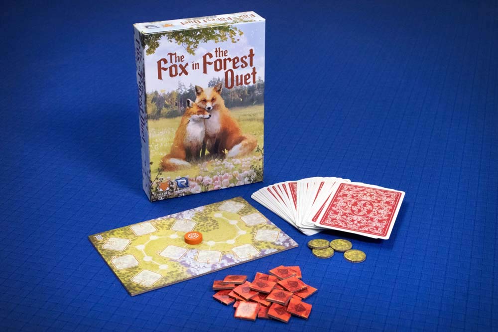 Renegade Game Studios Fox in The Forest Duet Card Game for 2 Players Aged 10 & Up, Cooperative Trick-Taking Game.