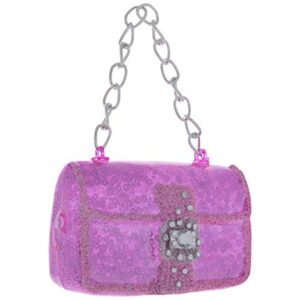 pink purse with chain ornament christmas holiday home decoration