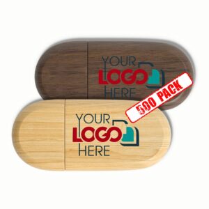 possibox custom wood usb flash drive 32gb printed or engraved with your logo - as promotional gift bulk usb 2.0-500 pack