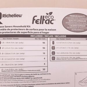 RICHELIEU Eco Feltac Surface Savers Household Kit