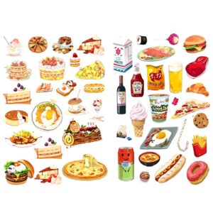 seasonstorm cute japanese food cake snacks aesthetic diary travel journal paper stickers scrapbooking stationery sticker