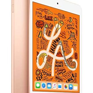 Apple iPad Mini, 5th Generation (Wi-Fi, 64GB) - Gold (Renewed)