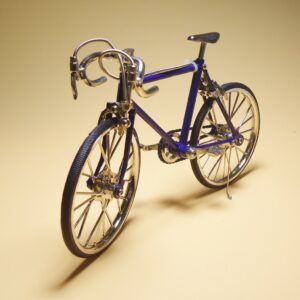 Taotenish 1:10 Scale Racing Bike Model Replica Bicycle Toy Collections Kids Gift - Dark Blue