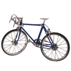 Taotenish 1:10 Scale Racing Bike Model Replica Bicycle Toy Collections Kids Gift - Dark Blue