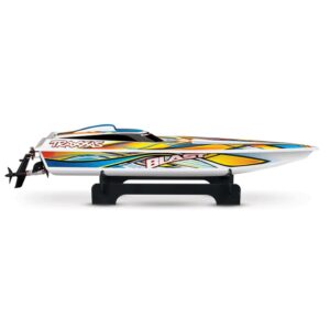 Traxxas 38104-1 Blast Fully Assembled Remote Control Electric Racing Boat with Radio System, NiMH Battery, Charger, and Waterproof Speed Control, Orange