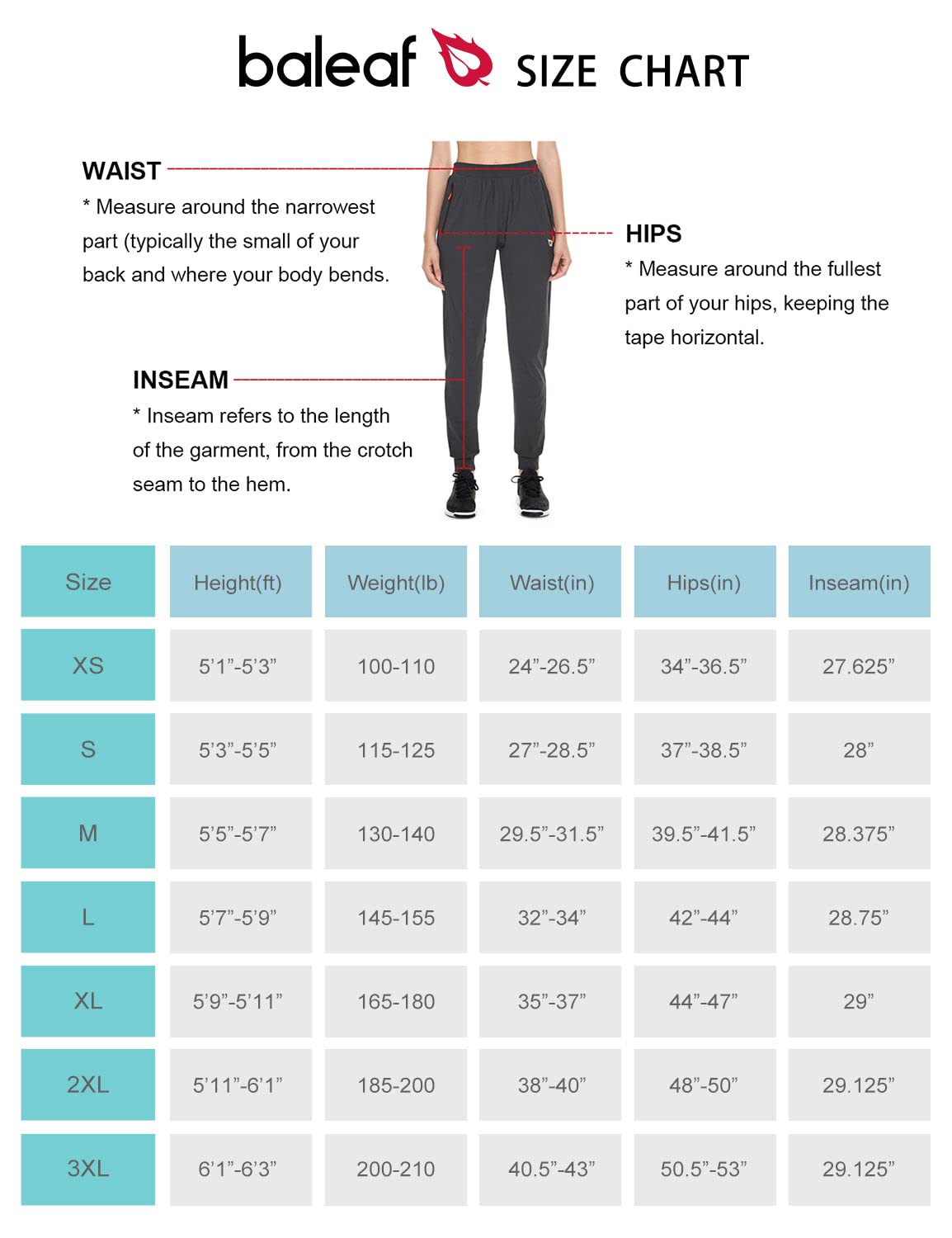 BALEAF Hiking Pants Women Joggers Workout Athletic Lightweight Running Travel Track Pants Quick Dry 2 Zipper Pockets Dark-Gray S