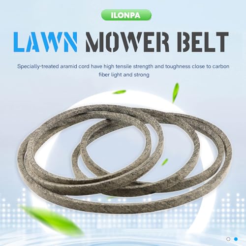 Mower Deck Belt for Toro 119-8820 114-0453 John Deere GX21833 GX20571 07217400 Cub Cadet 754-05008 954-05008 Gates 68141 Goodyear 841141, 1/2" x 141 1/2" Made with Aramid Cord Belt