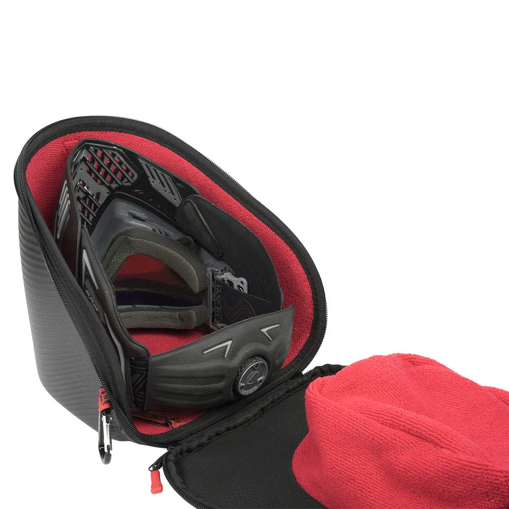 Exalt Paintball Goggle Case - All Versions - Paintball Mask Bag (V3) - RED