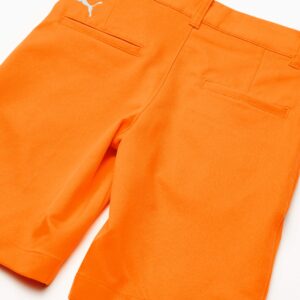 Puma Golf 2020 Boy's Stretch Short, Vibrant Orange, Small