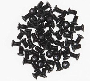 bfenown lot 100 pcs replacement 3.5" hdd 6#-32 flat phillips head hard drive disk hdd screws for comperter pc