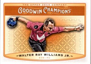 2019 upper deck goodwin champions #82 walter ray williams jr. bowling card