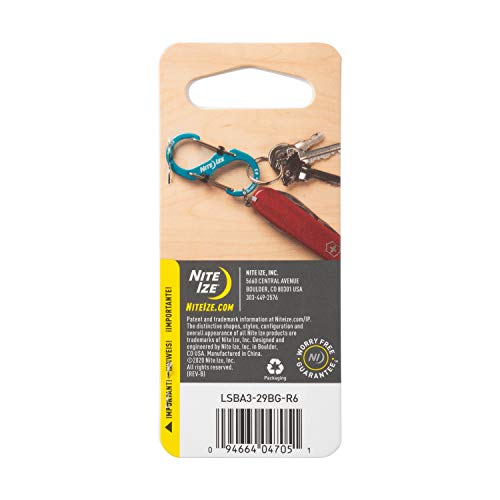 Nite Ize LSBA3-29BG-R6 S-Biner SlideLock Dual Locking Carabiner, Size #3, Coyote