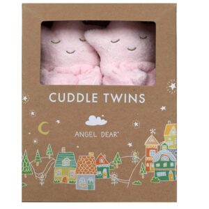 Angel Dear Pink Star Twin Set Blankies Box.