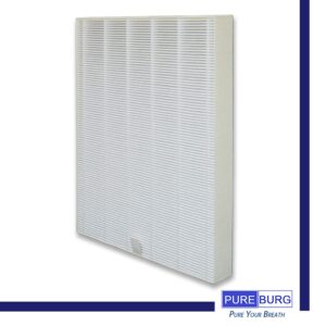 PUREBURG FP-A80UW Replacement True HEPA Filter Compatible with Sharp FZ-A80HFU Fits Sharp FP-A80UW FPA80UW PLASMACLUSTER Air Purifier,H13 Air Clean Dust,1-Pack