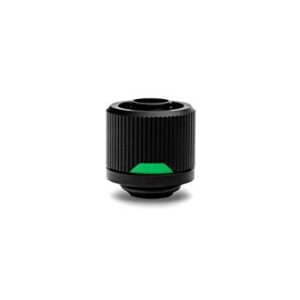 EKWB EK-Quantum Torque STC-10/16 Compression Fitting for Soft Tubing, 10/16mm (3/8" ID, 5/8" OD), Black