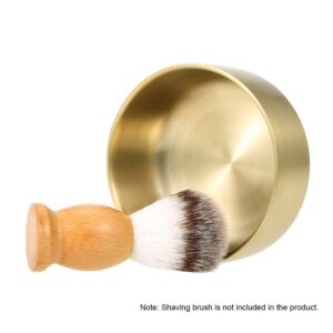 Shaving Soap Bowl Anself Metal Shaving Mug Bowl Barber Cleaning Soup Cup Man's Shaving Tool (Small)