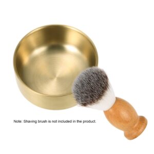 Shaving Soap Bowl Anself Metal Shaving Mug Bowl Barber Cleaning Soup Cup Man's Shaving Tool (Small)