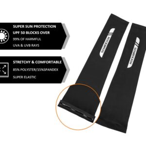 ROCKBROS Sun Protection Arm Sleeves Cooling Running Golf Fishing Cycling Arm Sleeves