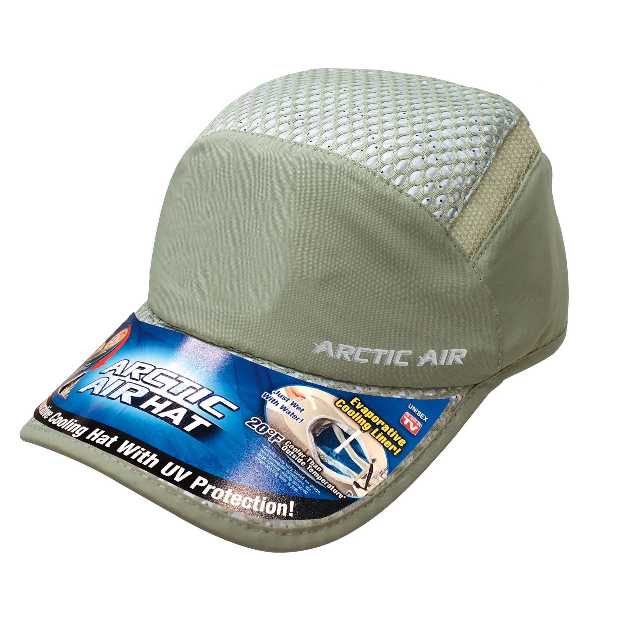 Arctic Air Adjustable Sports Cap, Beige, Hat