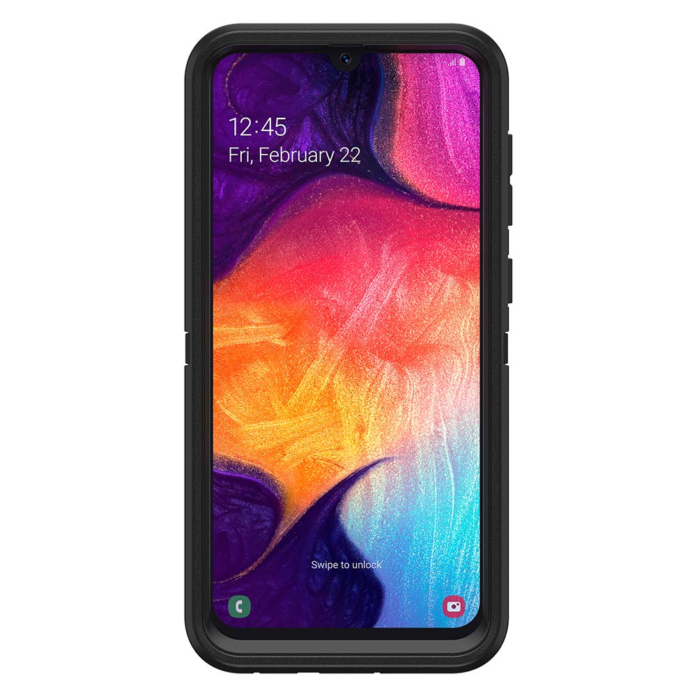 OtterBox DEFENDER SERIES SCREENLESS Case Case for Samsung Galaxy A50 - Retail Packaging - BLACK