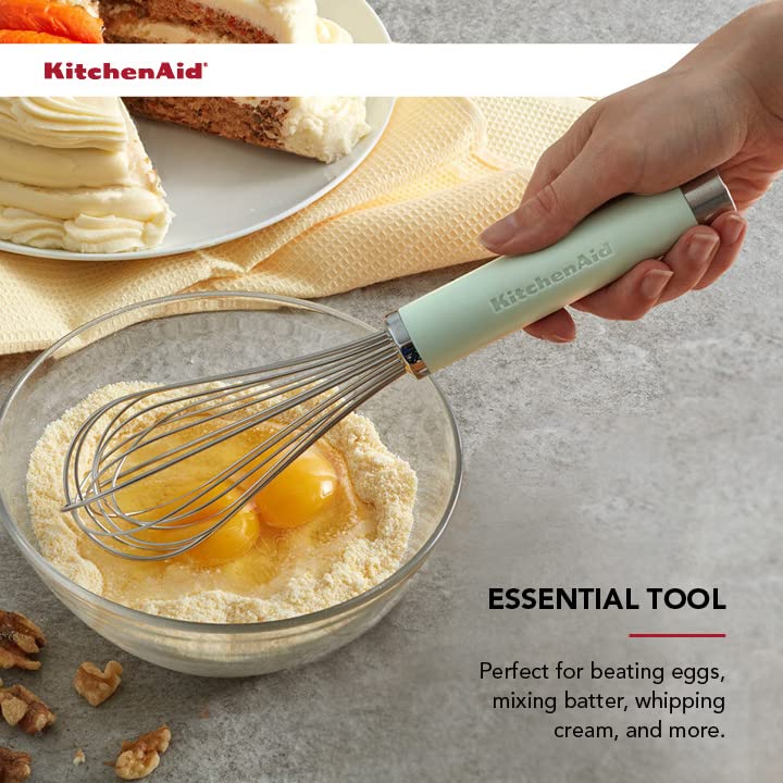 KitchenAid Gourmet Utility Whisk, 10.5-Inch, Matte Pistachio