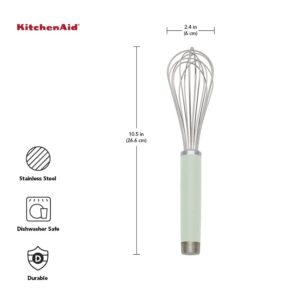 KitchenAid Gourmet Utility Whisk, 10.5-Inch, Matte Pistachio