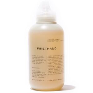 firsthand supply hydrating hair shampoo - clean & non-toxic hair care ingredients - softness, shine, and moisture - no parabens or sulfates - 10.1oz (300ml)