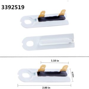 8544771 Dryer Heating Element, 279816 Thermostat Cut Off,279973 3392519 Dryer Thermal Fuse Compatible with maytag, kenmore,kitchen,whirlpool and More