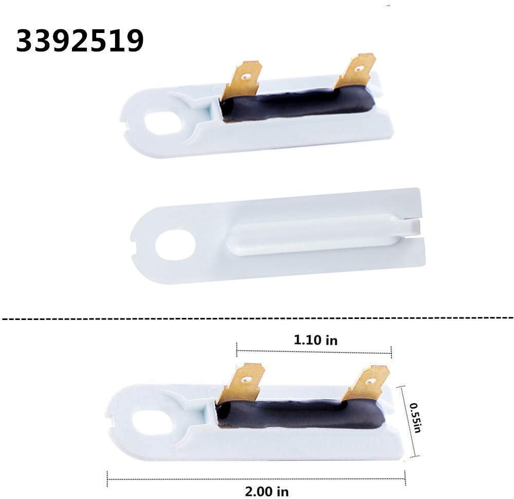 8544771 Dryer Heating Element, 279816 Thermostat Cut Off,279973 3392519 Dryer Thermal Fuse Compatible with maytag, kenmore,kitchen,whirlpool and More