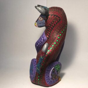 EL Toro Rojo handcrafted Oaxacan Alebrije, wood carving