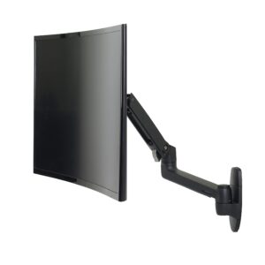 ergotron – lx single monitor arm, vesa wall mount – for monitors up to 34 inches, 7 to 25 lbs – matte black