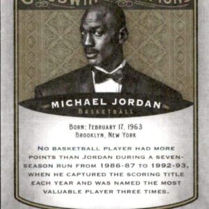 2019 Upper Deck Goodwin Champions #1 Michael Jordan Basketball Card