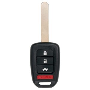 keyless2go replacement for keyless entry remote car key fob for select 2016 2017 honda accord & civic vehicles 35118-t2a-a60